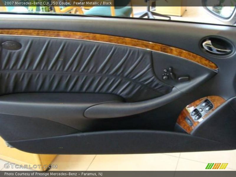 Pewter Metallic / Black 2007 Mercedes-Benz CLK 350 Coupe