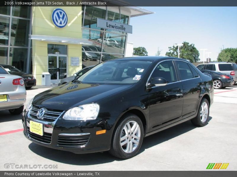 Black / Anthracite Black 2006 Volkswagen Jetta TDI Sedan