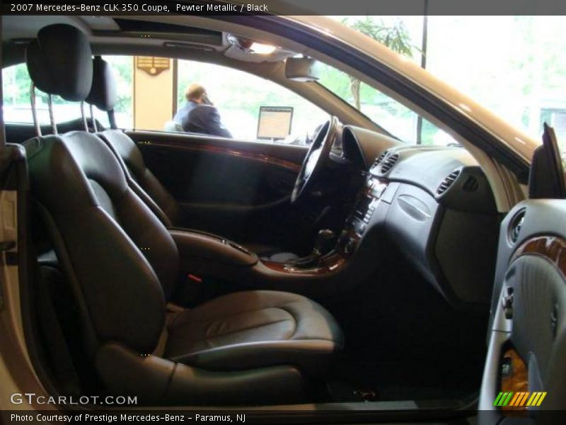 Pewter Metallic / Black 2007 Mercedes-Benz CLK 350 Coupe