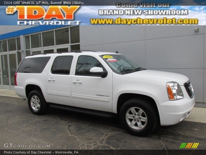 Summit White / Ebony 2014 GMC Yukon XL SLT 4x4