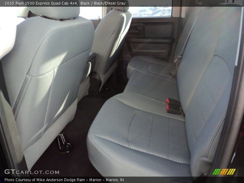 Black / Black/Diesel Gray 2015 Ram 1500 Express Quad Cab 4x4