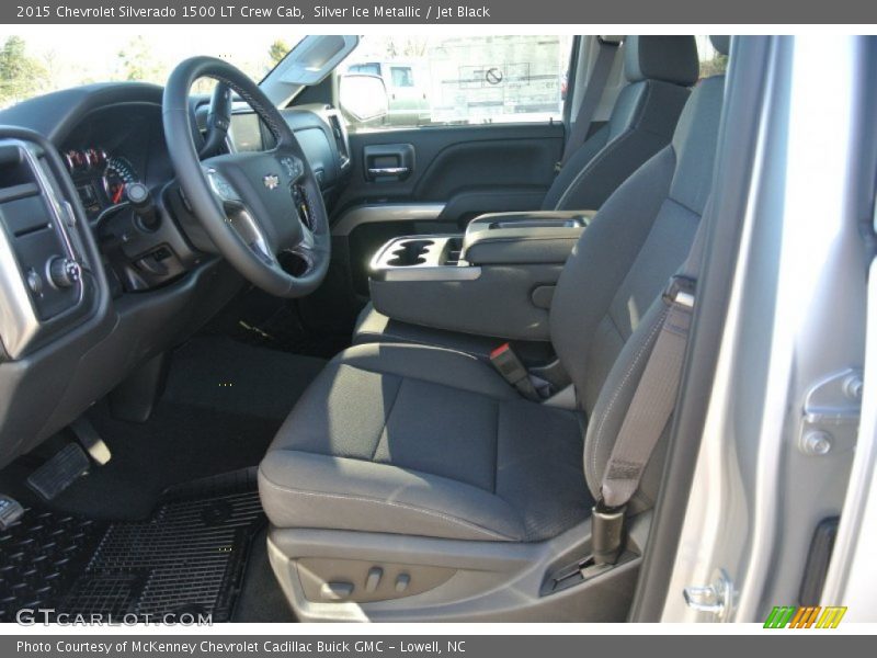 Silver Ice Metallic / Jet Black 2015 Chevrolet Silverado 1500 LT Crew Cab