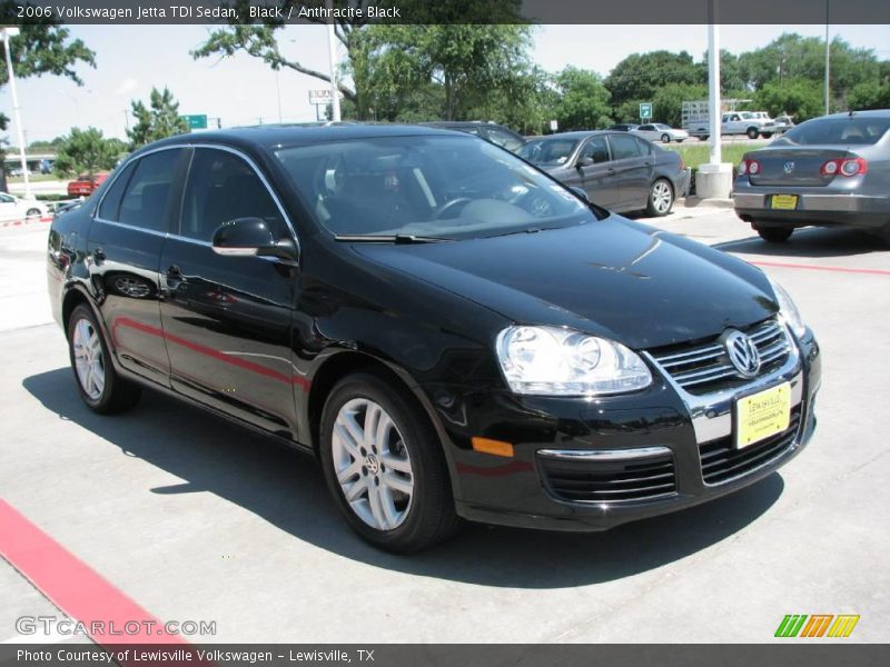 Black / Anthracite Black 2006 Volkswagen Jetta TDI Sedan