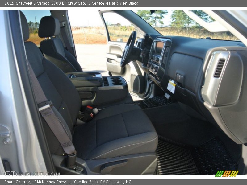 Silver Ice Metallic / Jet Black 2015 Chevrolet Silverado 1500 LT Crew Cab