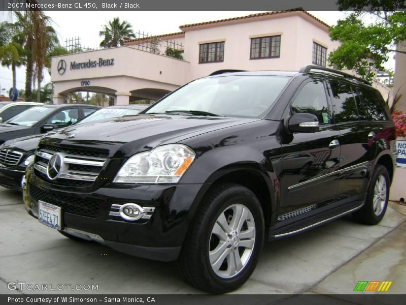 Black / Black 2007 Mercedes-Benz GL 450