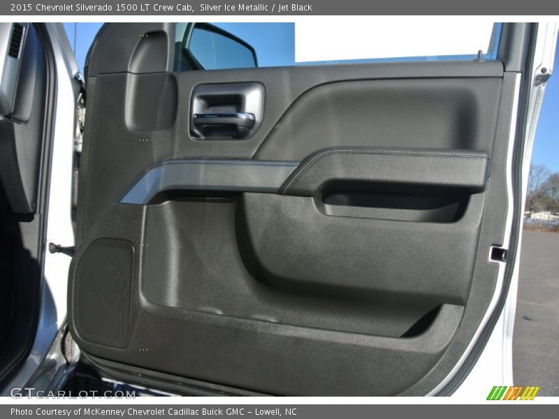 Silver Ice Metallic / Jet Black 2015 Chevrolet Silverado 1500 LT Crew Cab