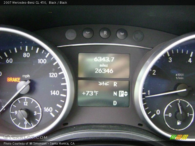 Black / Black 2007 Mercedes-Benz GL 450