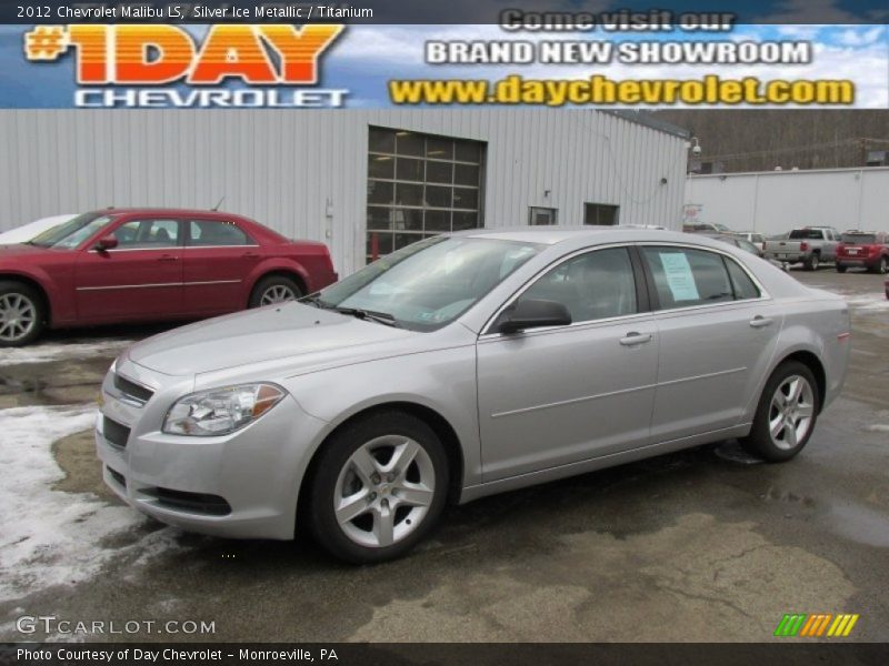 Silver Ice Metallic / Titanium 2012 Chevrolet Malibu LS