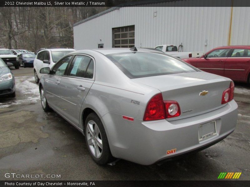 Silver Ice Metallic / Titanium 2012 Chevrolet Malibu LS