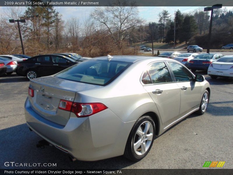 Palladium Metallic / Parchment 2009 Acura TSX Sedan