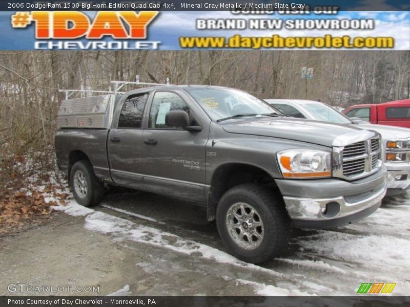 Mineral Gray Metallic / Medium Slate Gray 2006 Dodge Ram 1500 Big Horn Edition Quad Cab 4x4