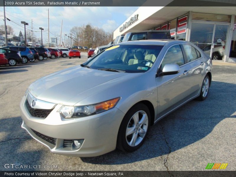 Palladium Metallic / Parchment 2009 Acura TSX Sedan