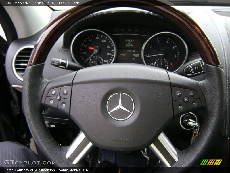 Black / Black 2007 Mercedes-Benz GL 450