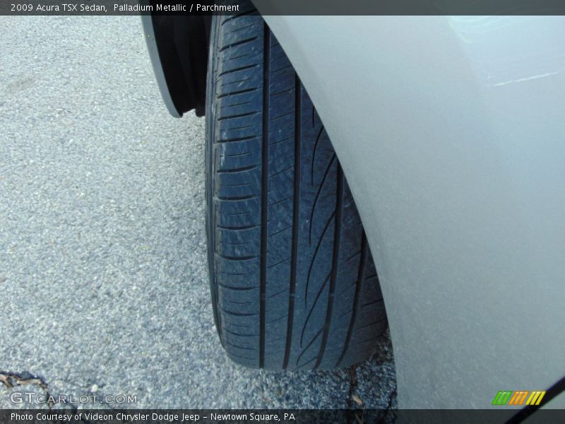 Palladium Metallic / Parchment 2009 Acura TSX Sedan