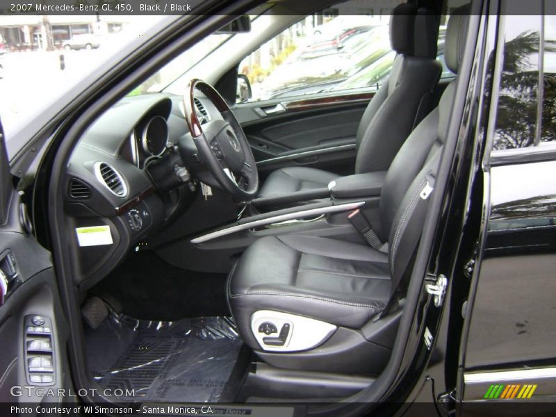 Black / Black 2007 Mercedes-Benz GL 450