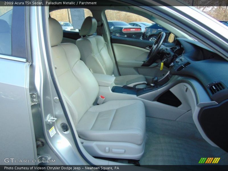 Palladium Metallic / Parchment 2009 Acura TSX Sedan