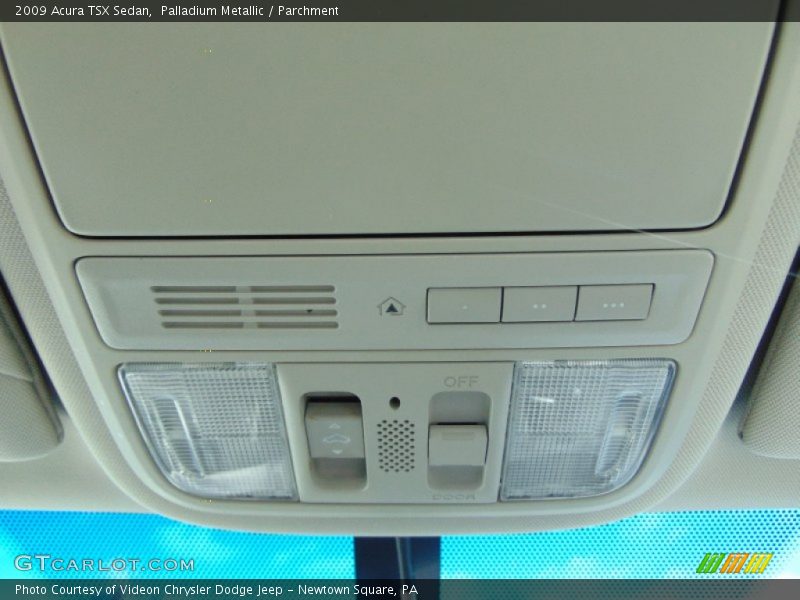 Palladium Metallic / Parchment 2009 Acura TSX Sedan