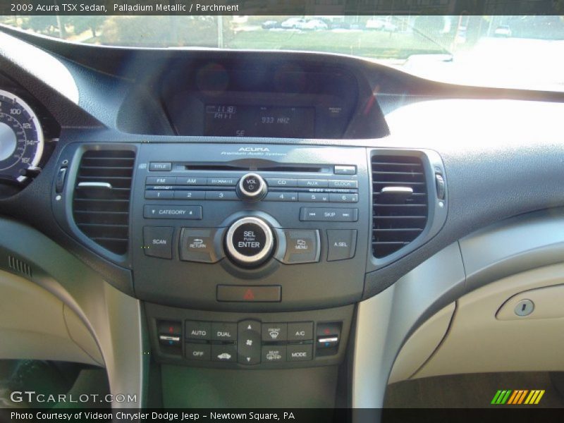 Palladium Metallic / Parchment 2009 Acura TSX Sedan