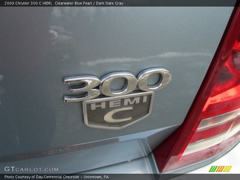 Clearwater Blue Pearl / Dark Slate Gray 2009 Chrysler 300 C HEMI