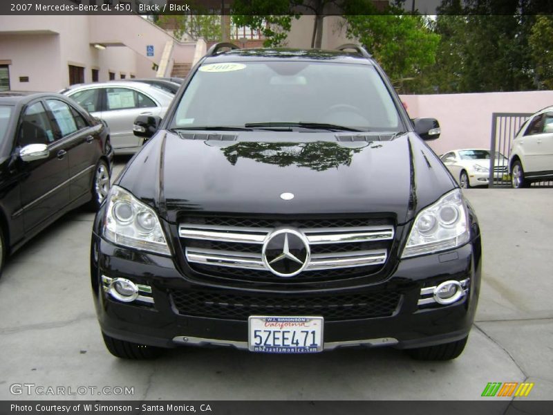 Black / Black 2007 Mercedes-Benz GL 450