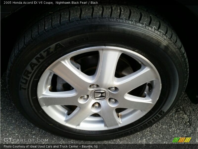 Nighthawk Black Pearl / Black 2005 Honda Accord EX V6 Coupe