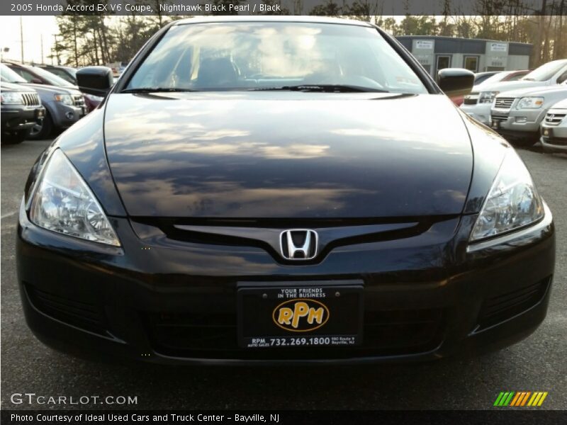 Nighthawk Black Pearl / Black 2005 Honda Accord EX V6 Coupe