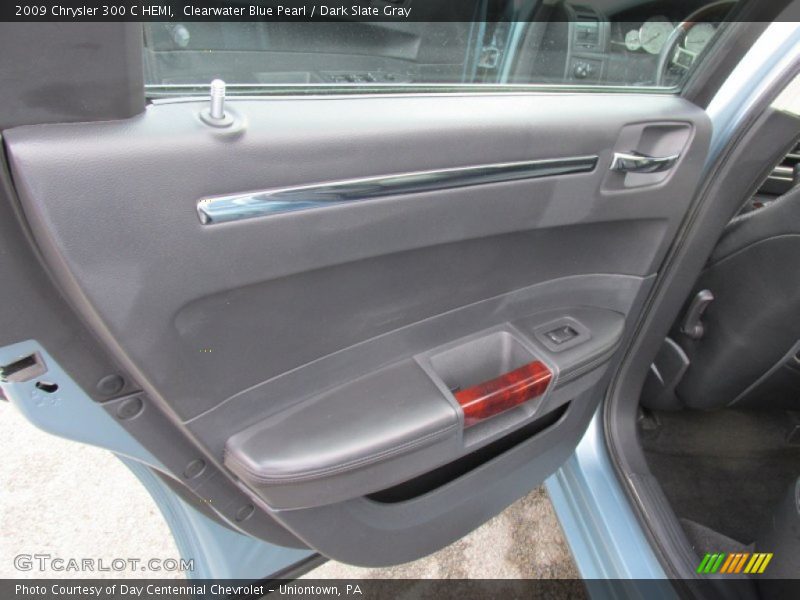 Clearwater Blue Pearl / Dark Slate Gray 2009 Chrysler 300 C HEMI