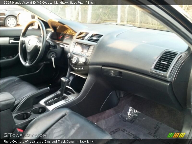Nighthawk Black Pearl / Black 2005 Honda Accord EX V6 Coupe