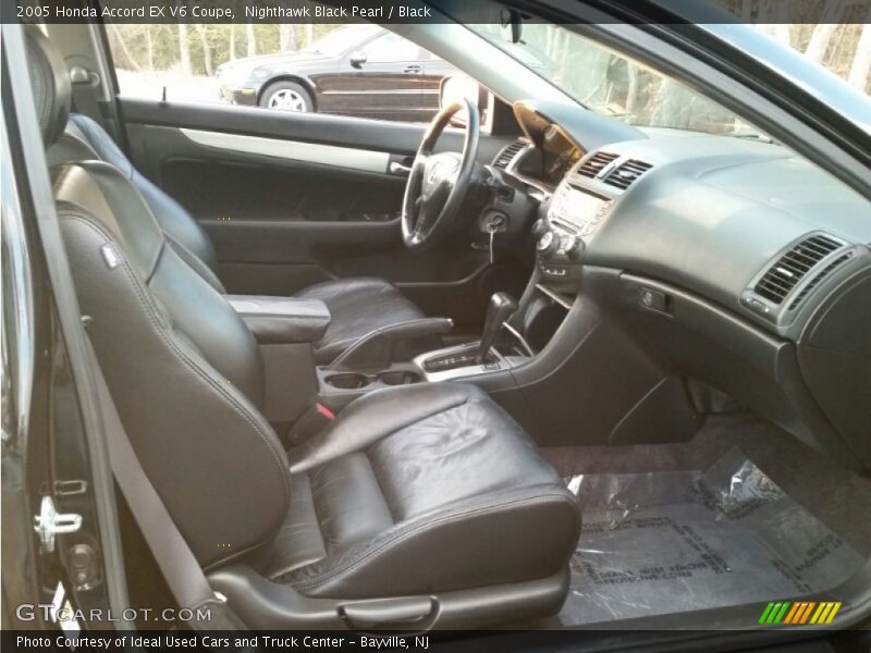 Nighthawk Black Pearl / Black 2005 Honda Accord EX V6 Coupe