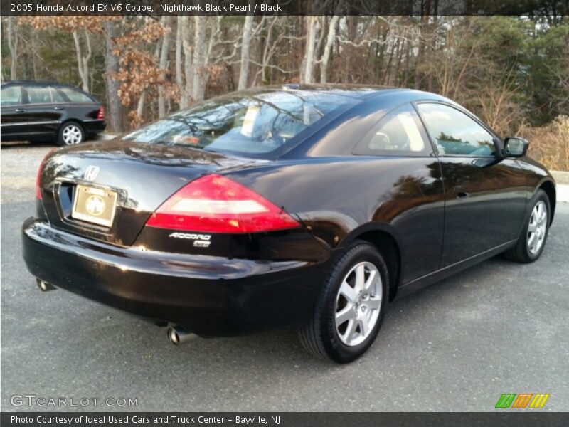 Nighthawk Black Pearl / Black 2005 Honda Accord EX V6 Coupe