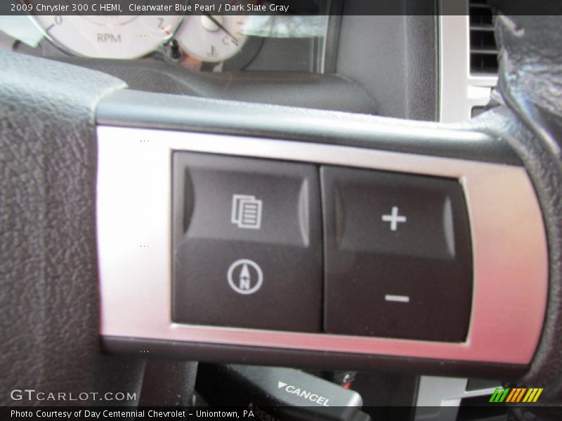 Clearwater Blue Pearl / Dark Slate Gray 2009 Chrysler 300 C HEMI