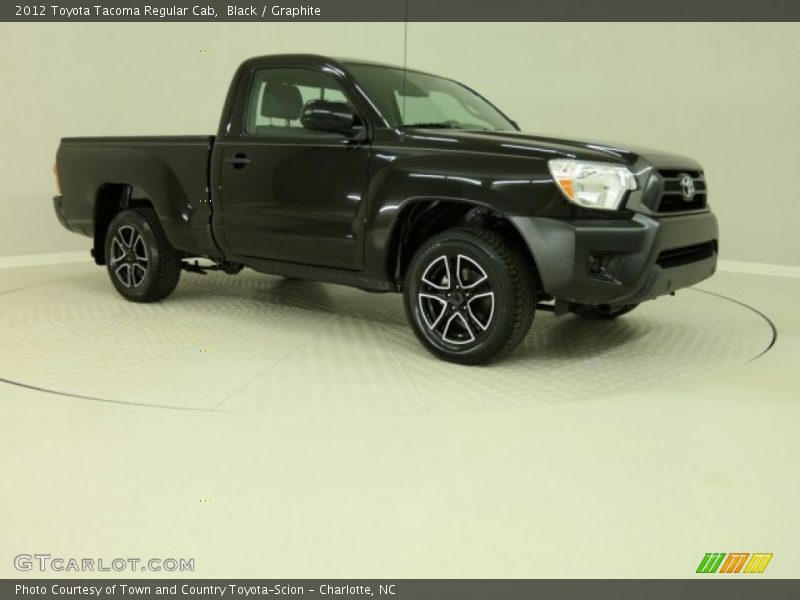 Black / Graphite 2012 Toyota Tacoma Regular Cab