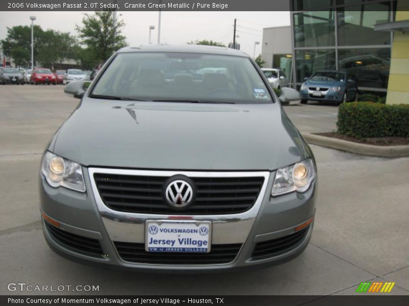 Granite Green Metallic / Pure Beige 2006 Volkswagen Passat 2.0T Sedan