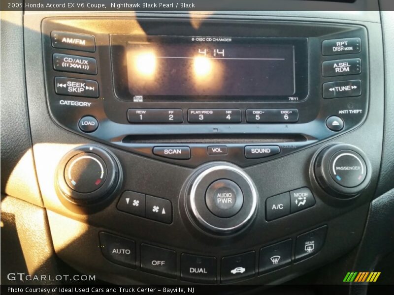 Nighthawk Black Pearl / Black 2005 Honda Accord EX V6 Coupe