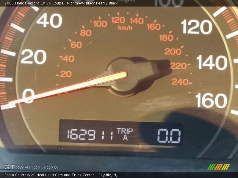 Nighthawk Black Pearl / Black 2005 Honda Accord EX V6 Coupe