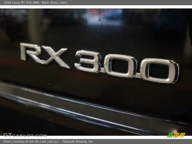 Black Onyx / Ivory 1999 Lexus RX 300 AWD