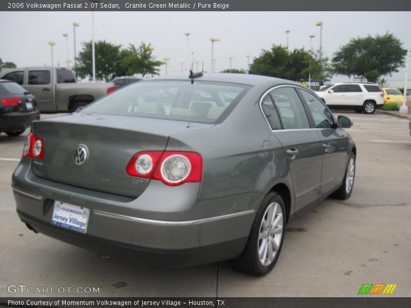 Granite Green Metallic / Pure Beige 2006 Volkswagen Passat 2.0T Sedan