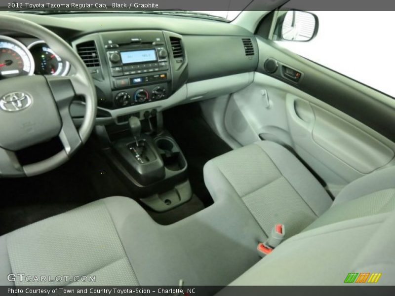 Black / Graphite 2012 Toyota Tacoma Regular Cab