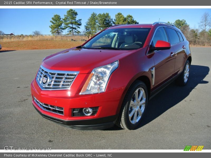 Crystal Red Tintcoat / Shale/Brownstone 2015 Cadillac SRX Performance