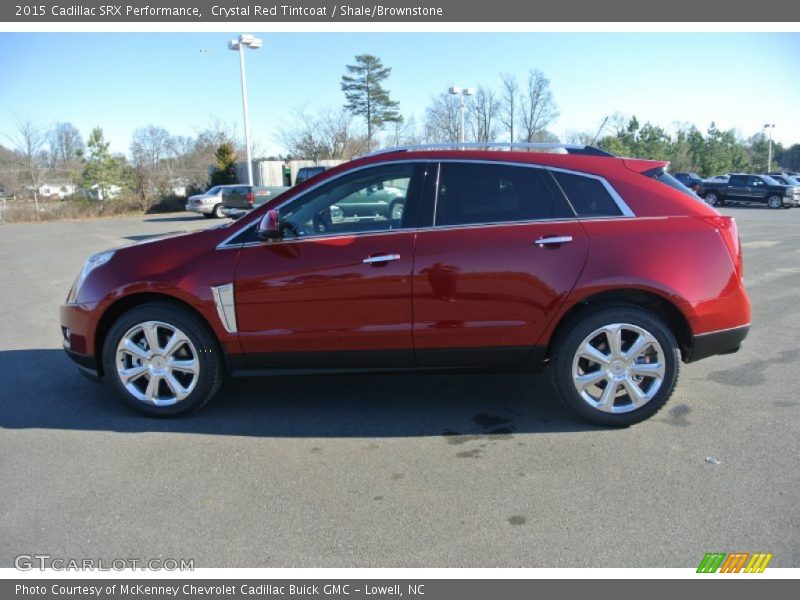 Crystal Red Tintcoat / Shale/Brownstone 2015 Cadillac SRX Performance