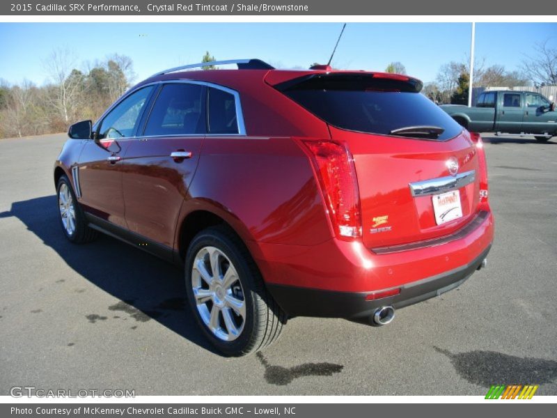Crystal Red Tintcoat / Shale/Brownstone 2015 Cadillac SRX Performance