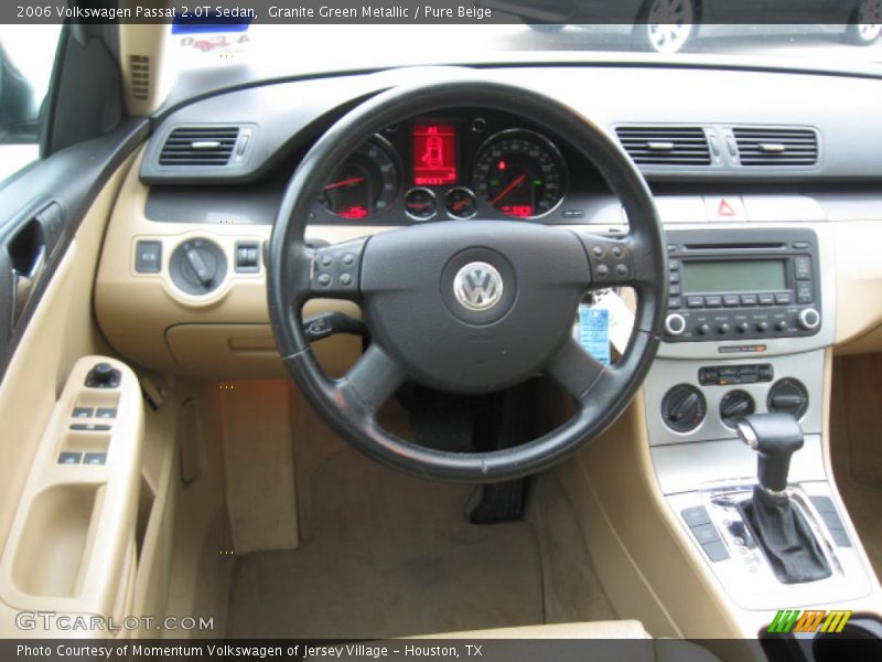 Granite Green Metallic / Pure Beige 2006 Volkswagen Passat 2.0T Sedan