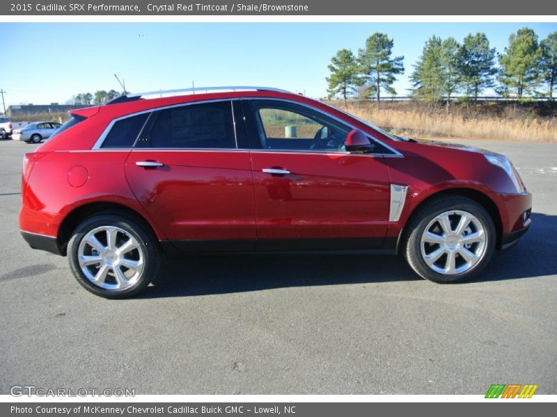 Crystal Red Tintcoat / Shale/Brownstone 2015 Cadillac SRX Performance