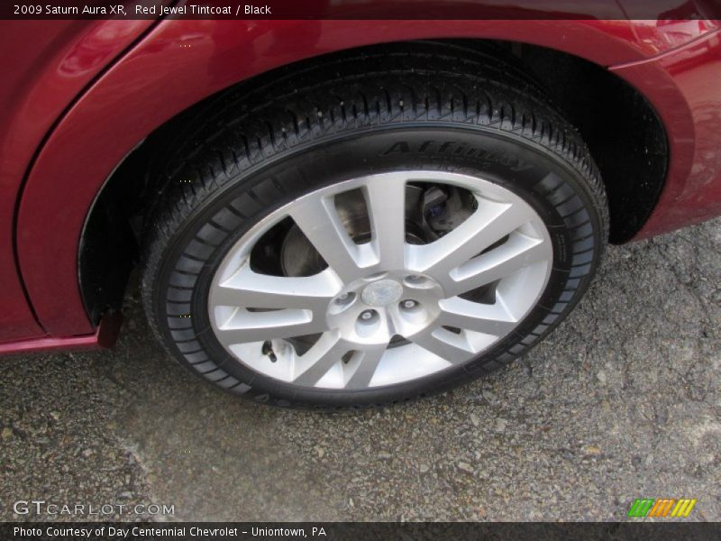 Red Jewel Tintcoat / Black 2009 Saturn Aura XR