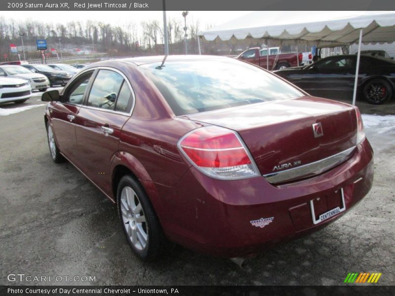 Red Jewel Tintcoat / Black 2009 Saturn Aura XR