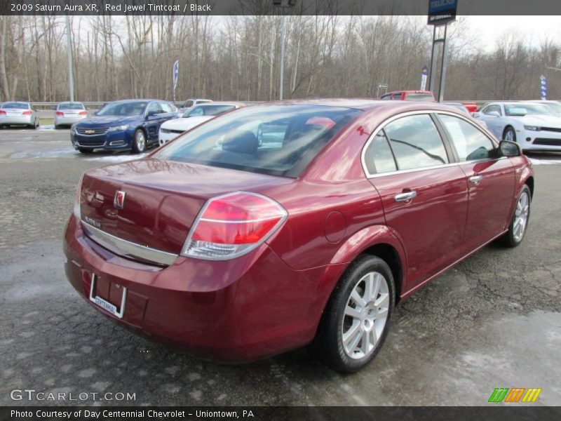 Red Jewel Tintcoat / Black 2009 Saturn Aura XR