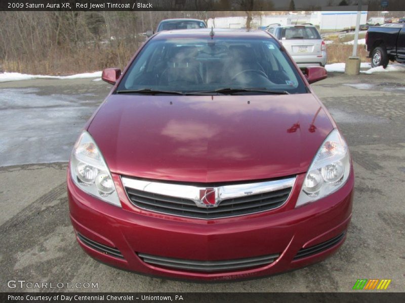 Red Jewel Tintcoat / Black 2009 Saturn Aura XR