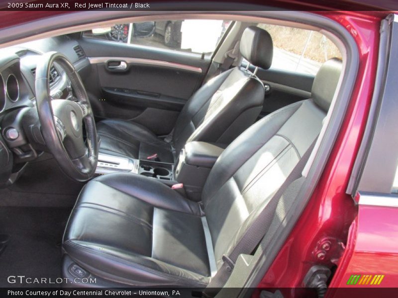 Red Jewel Tintcoat / Black 2009 Saturn Aura XR