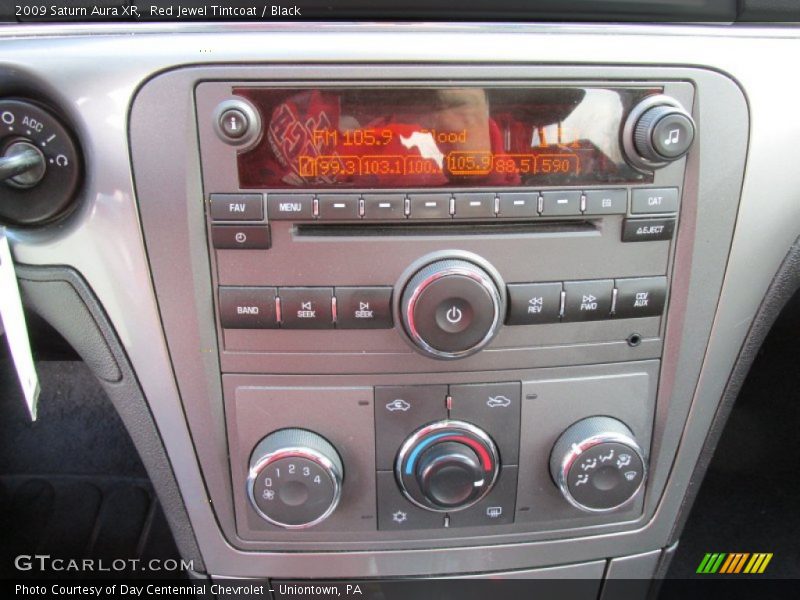 Red Jewel Tintcoat / Black 2009 Saturn Aura XR