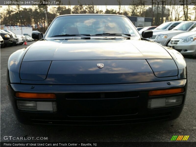 Black / Tan 1986 Porsche 944 Turbo